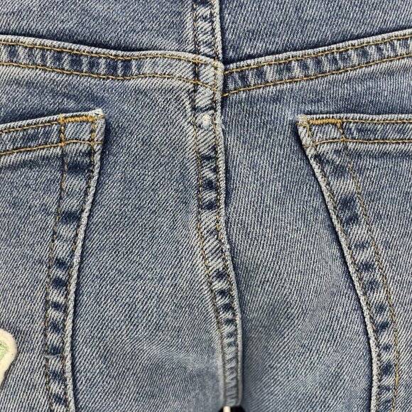 & Other Stories Jeans Embroided Sequins Cropped Paris Atelier s 29 - Picture 11 of 16